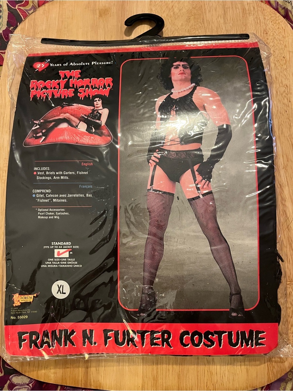 The Rocky Horror Picture Show Frank N. Furter Men's Halloween Costume - Black
